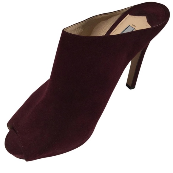 Prada Shoes - 📌 SOLD📌 PRADA SUEDE OPEN-TOE  SHOES